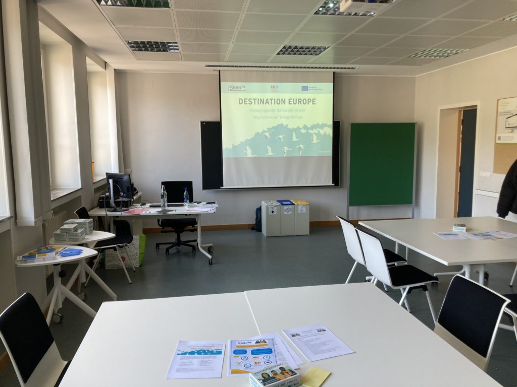 EMN Luxembourg organised a teacher training course for Destination Europe in Walferdange