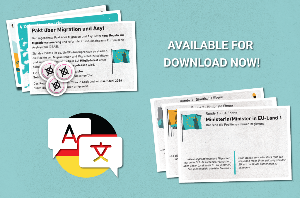 German gender-inclusive version of Destination Europe available for download now